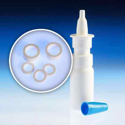 Filter für nasale Inhalatoren und Spraypumpen