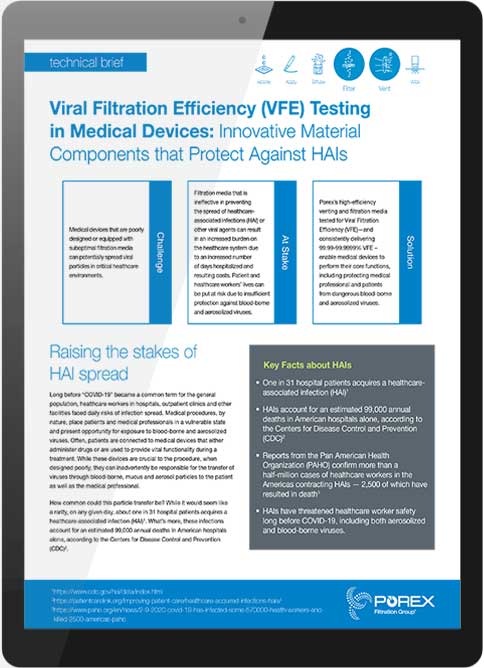 Viral Filtration Efficiency Test