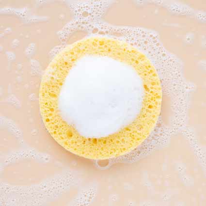 facial cleansing sponge