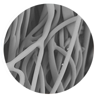 an image of porous plastic fiber